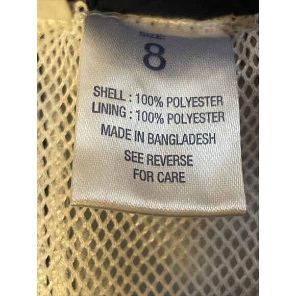 Kinnly Boy’s Swim Shorts Trunks Size 8 Blue Geometric Mesh Lined Elastic Waist - Picture 5 of 7